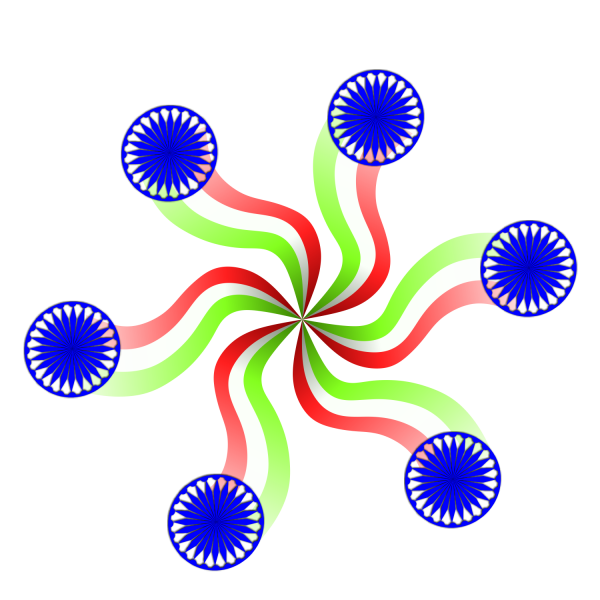indian circle flag