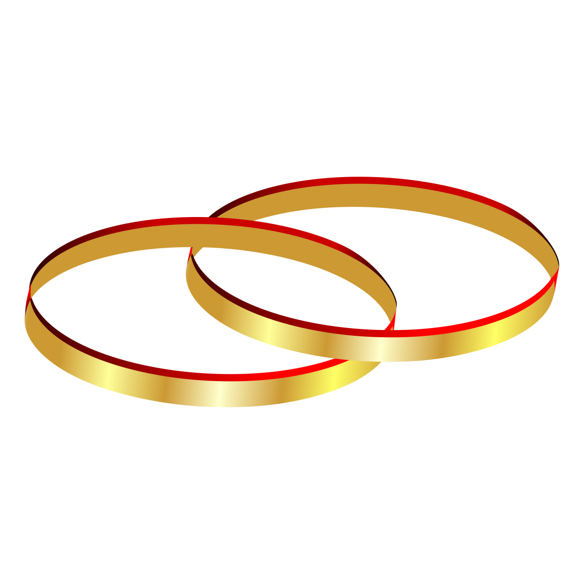 golden ring design 3d
