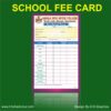 school fee card