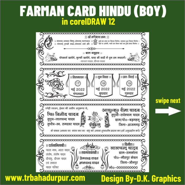 farman card 2 with all fonts editable - Image 2