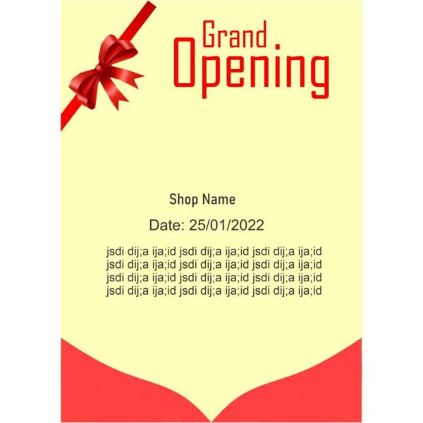 grand opening card image