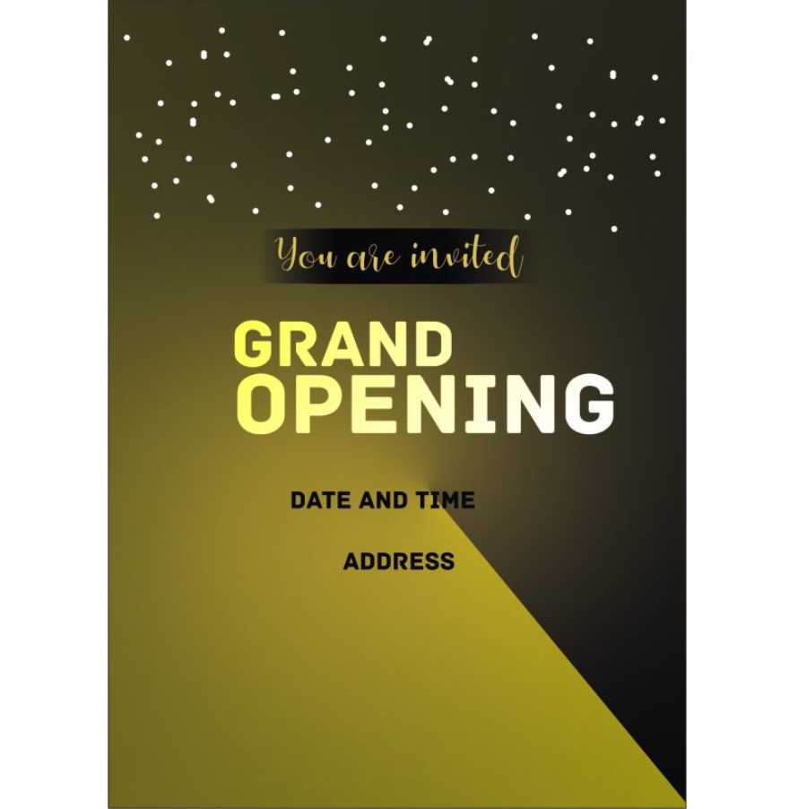 new shop opening ceremony design