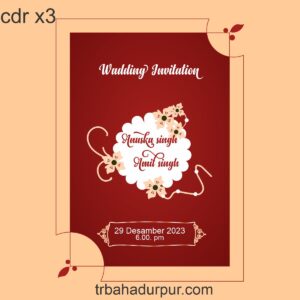 digital wedding card design