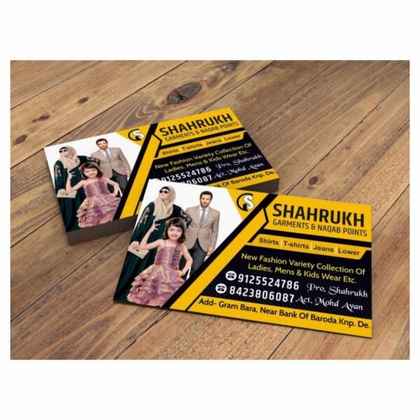 Garments Visiting Card Design