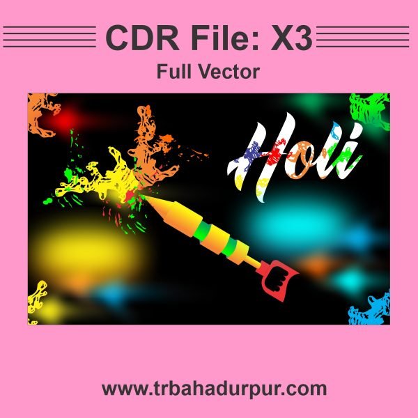 holi vector