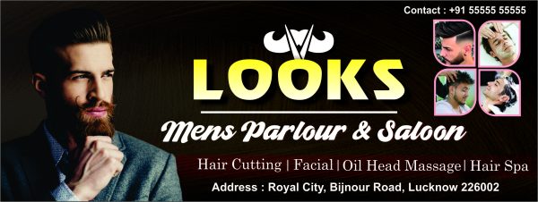 hair cutting salon banner design | Hair Cutting Banner Design CDR File - TR  BAHADURPUR