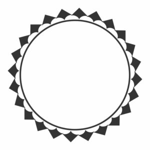 Decorative border for your logo design elements Vector Image