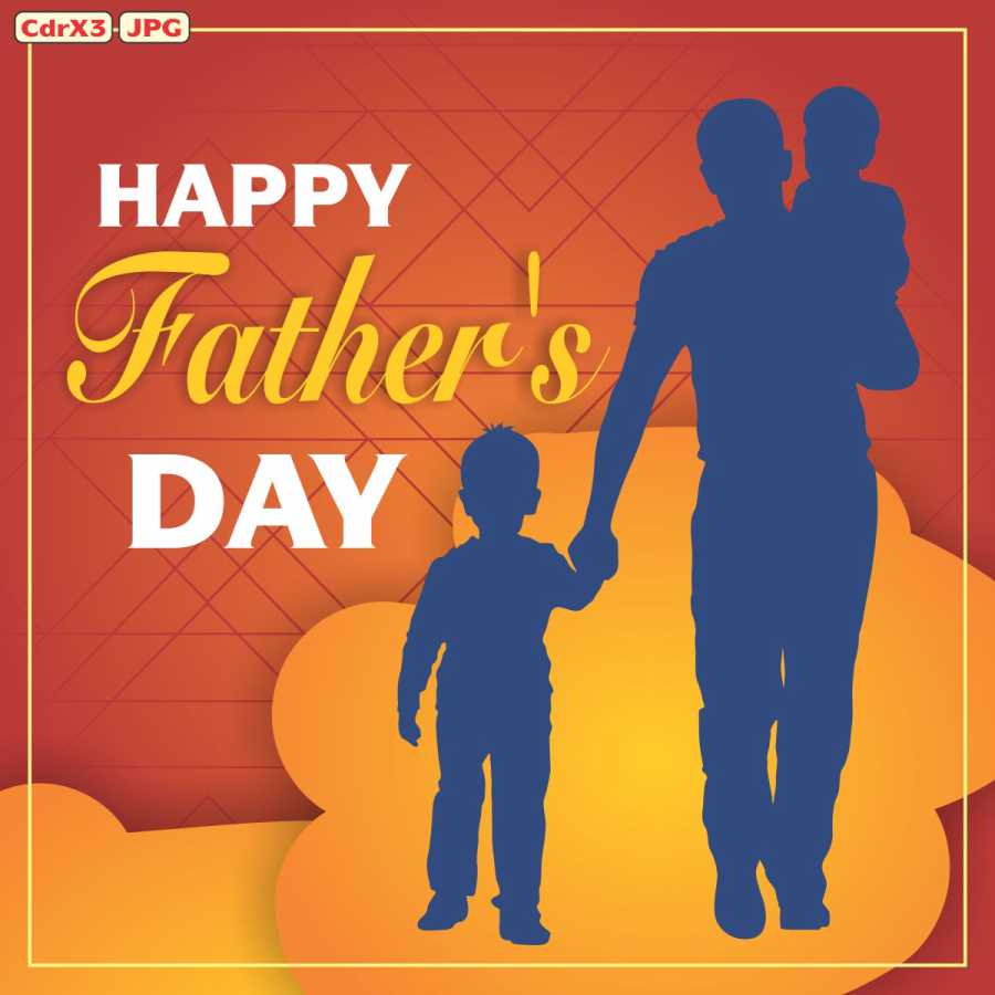 Father's day Vector Creative with font - TR BAHADURPUR