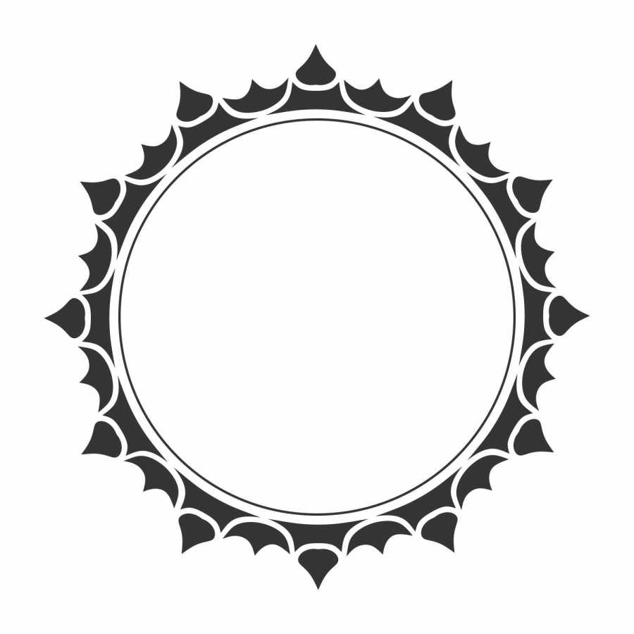 wedding frame circle