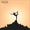 yoga day clipart