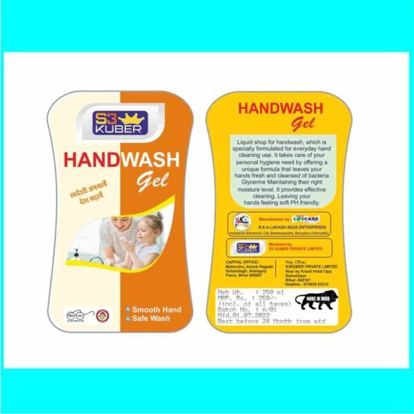 hand wash sticker design