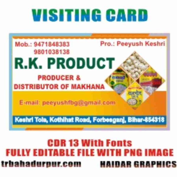 visiting card