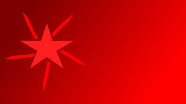 red star background hd image
