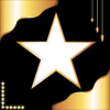 golden black star twibbon design