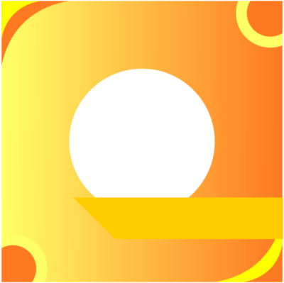 orange sun twibbon image