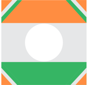 Indian flag design twibbon image