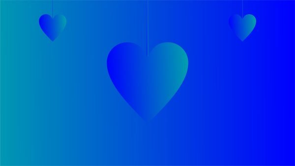 light heart vector background