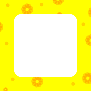 yellow flower twibbonize best design