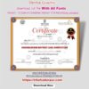 Certificate of merit design cdr file