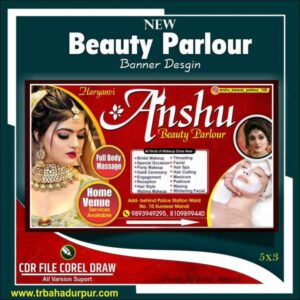 New Beauty Parloure banner Desgin 2024