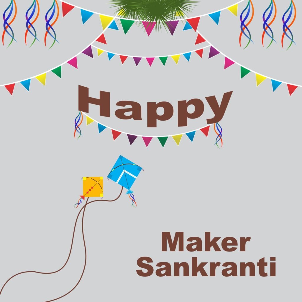 Free Maker Sankranti design vector file