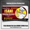 Catering Services Visiting Card