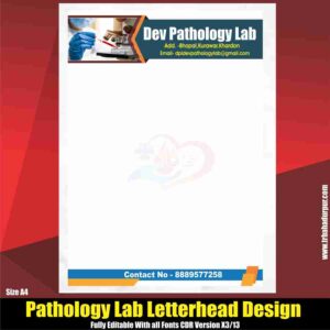 pathology lab letterhead design3