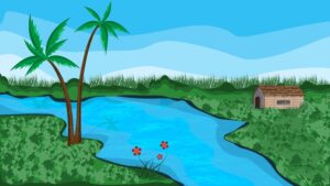 Scenery illustration & vector free download