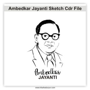 ambedkar jayanti sketch black and white