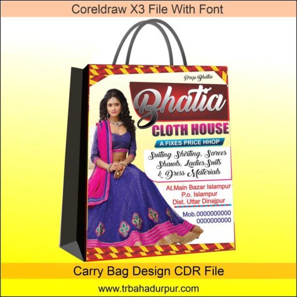 Garments Carry Bag Cdr File – Creative Design Planet