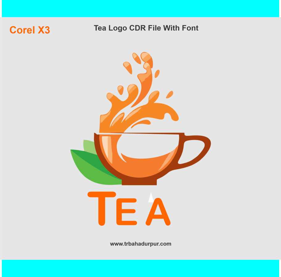 Organic tea logo design stock vector. Illustration of herb - 174047724
