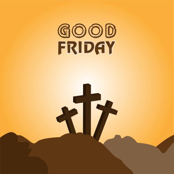 Good friday image poster design creative