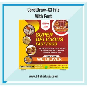 New design Fast food banner vector cdr file