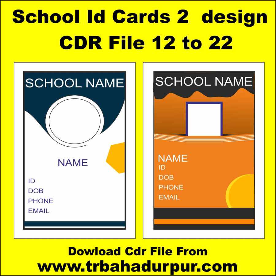 School Id Card Desing