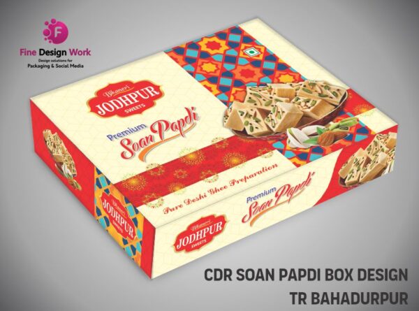 Soan Papdi Box CDR Design