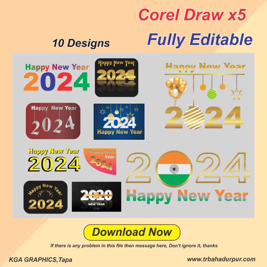Happy New year 2024 best design
