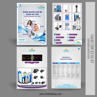 ro water brochure design
