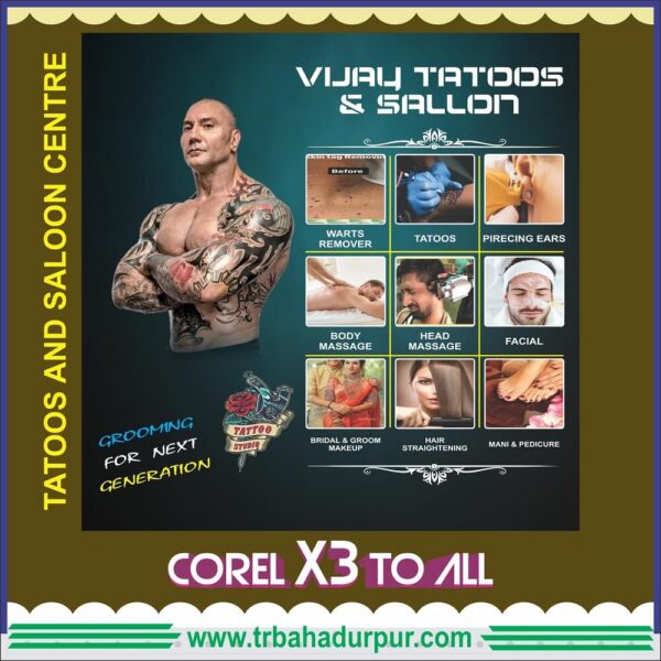 TATTO SHOP FLEX BANNER DESIGN