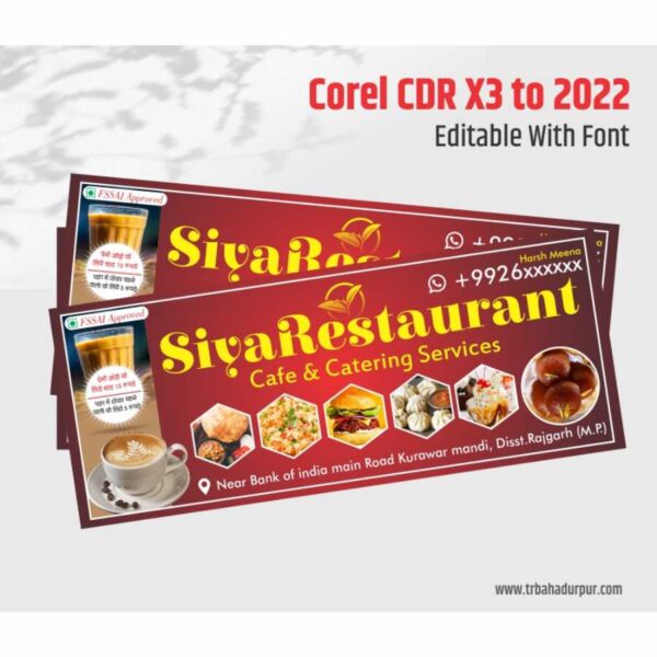 restaurant banner design