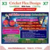 Cricket Tournament banner CDR File