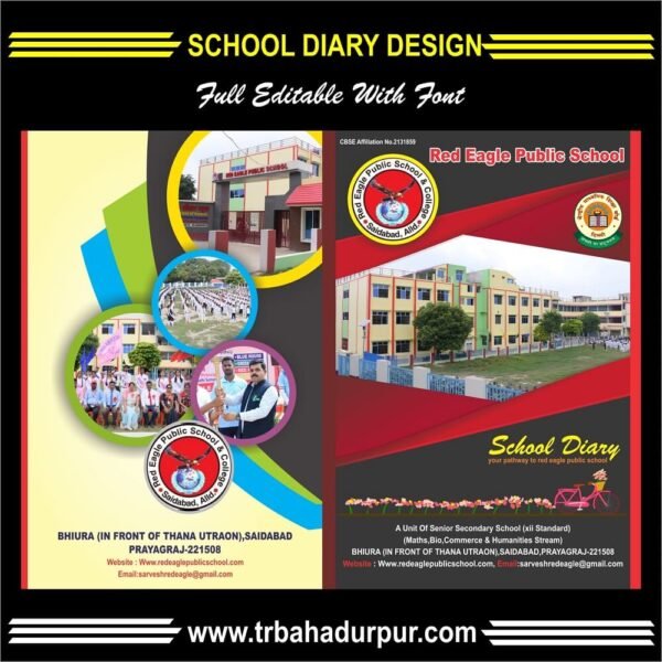 school diary design