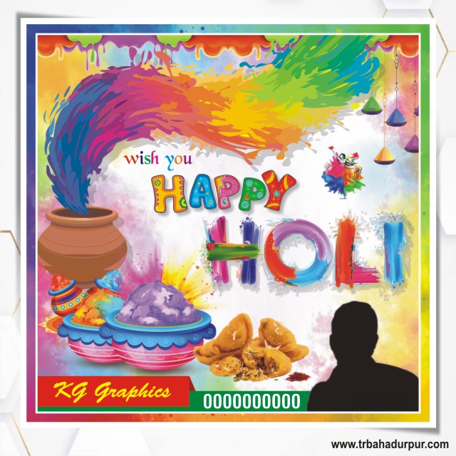Happy Holi Social Media Banner Design