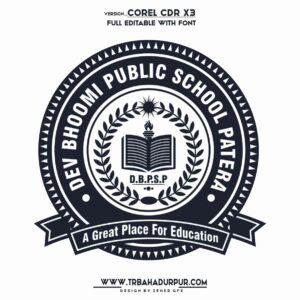 School Logo Design Cdr File