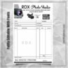 Photo Studio Bill Book CDR File