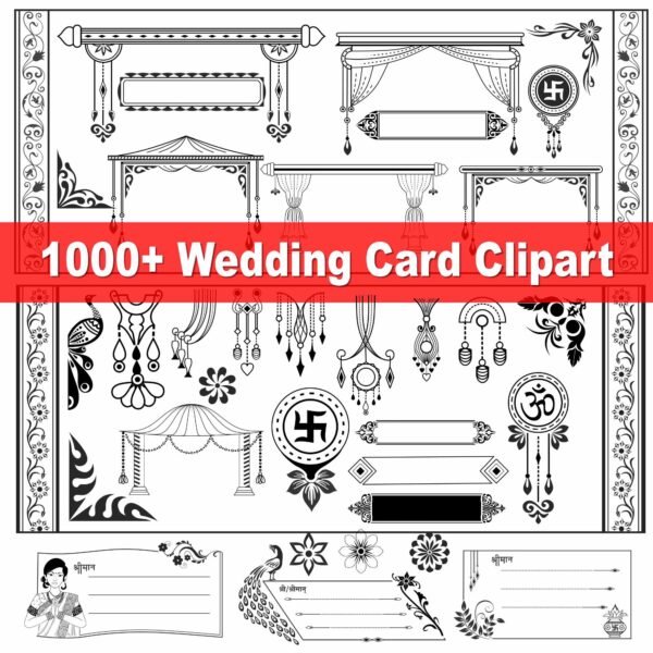 Fancy wedding new clipart