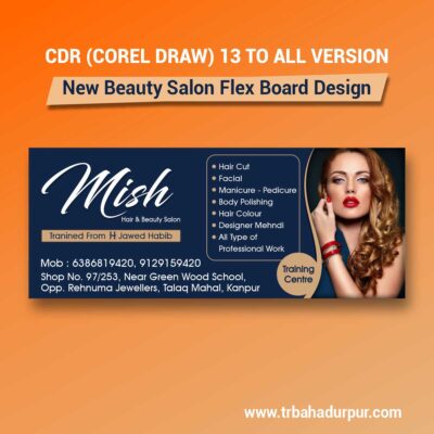 New Beauty Salon Flex Board Design