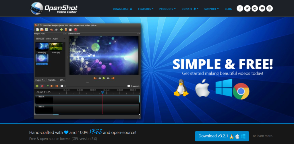 openshot video editor