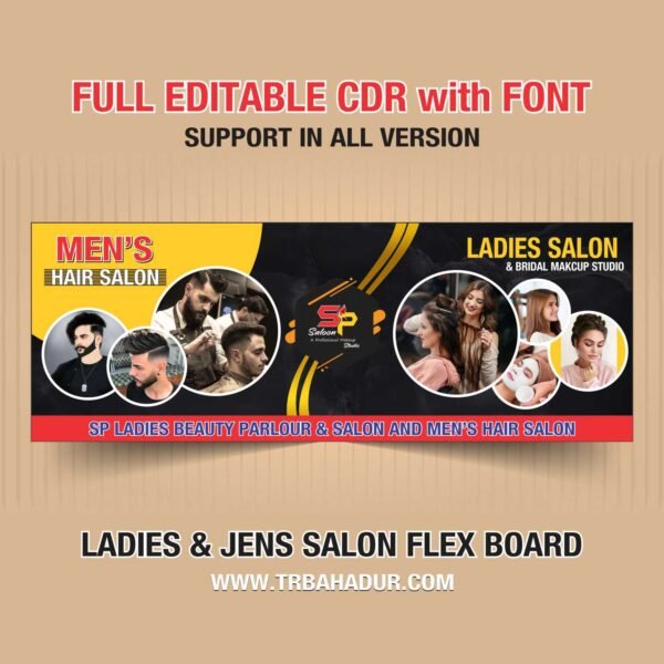 Ladies & Jens Salon Flex Board Design