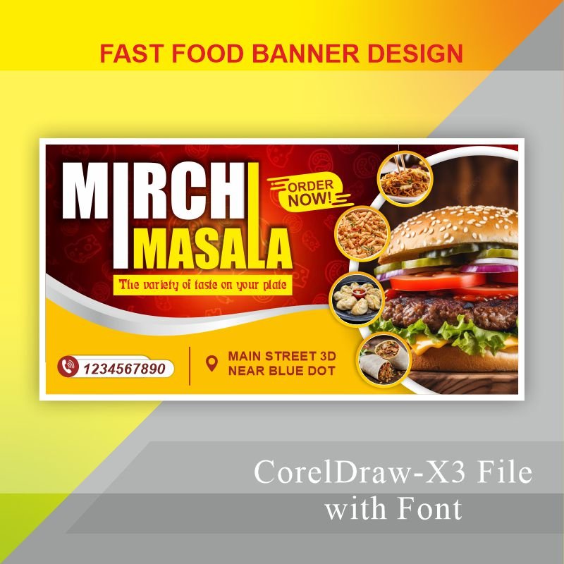 Fast Food Banner Design