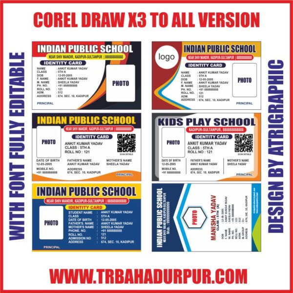 SCHOOL ID CARD DESIGN 2024